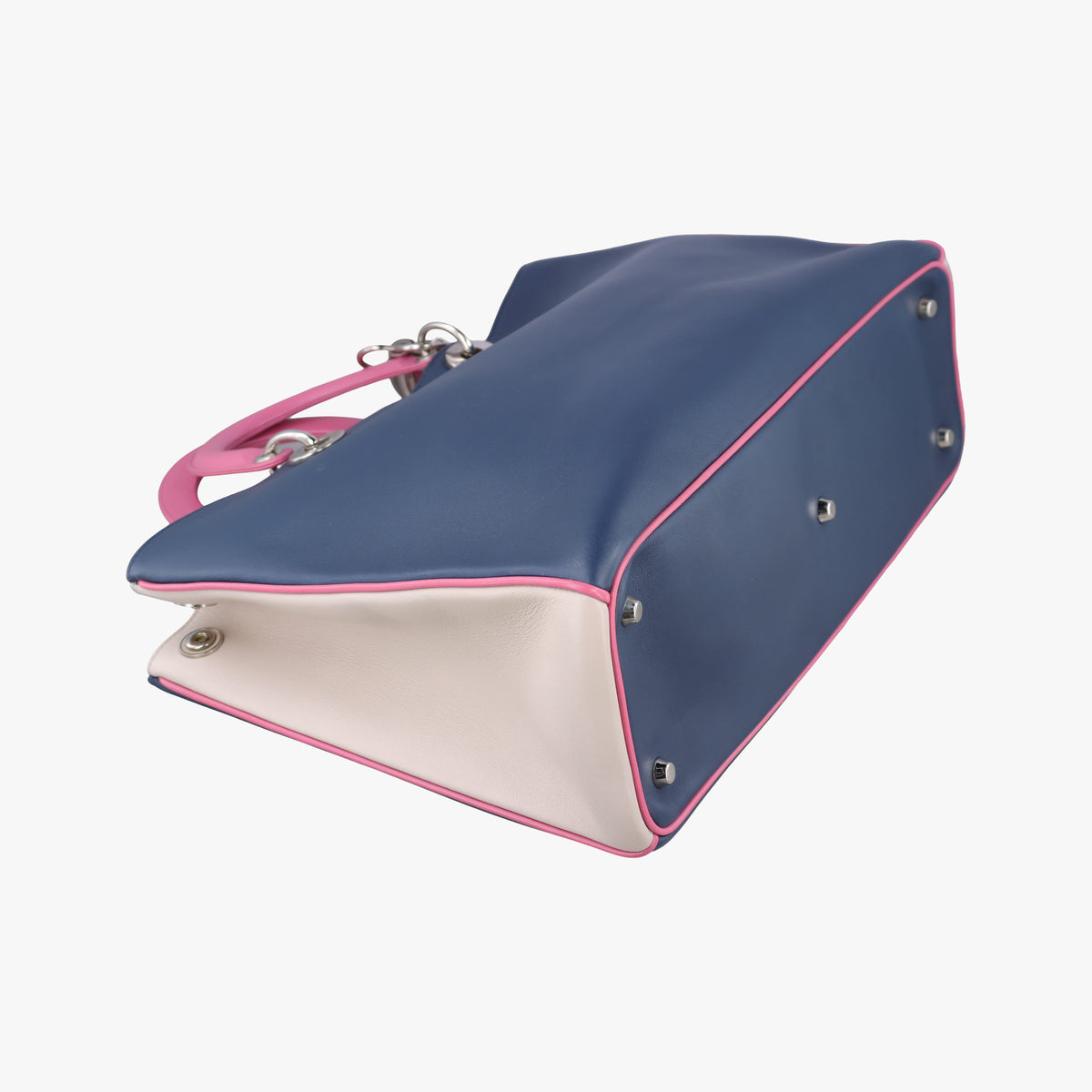 Diorissimo Navy×Pink Leather 09-MA-1104ディオリッシモ ネイビー×ピンク レザー 09-MA-1104