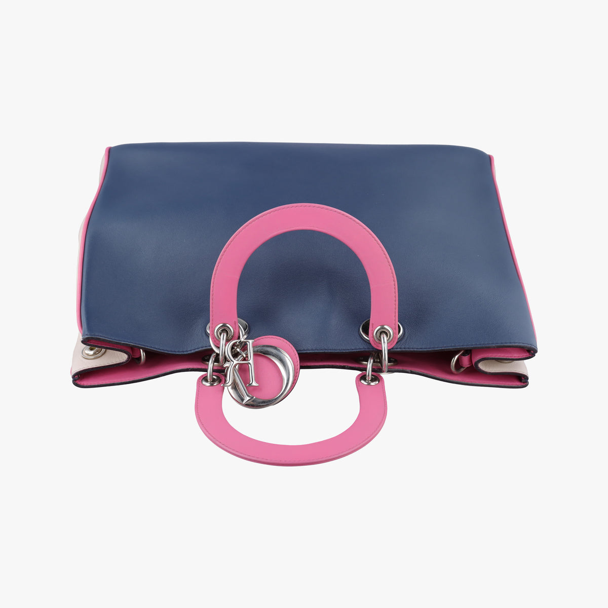 Diorissimo Navy×Pink Leather 09-MA-1104ディオリッシモ ネイビー×ピンク レザー 09-MA-1104