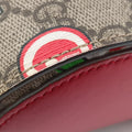 GG Apple Padlock Bamboo beige×red×multi PVC coated canvas×Leather 603221 E033033196GGアップル パドロック バンブー ベージュ×レッド×マルチ PVCコーティングキャンバス×レザー 603221 E033033196