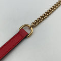 GG Apple Padlock Bamboo beige×red×multi PVC coated canvas×Leather 603221 E033033196GGアップル パドロック バンブー ベージュ×レッド×マルチ PVCコーティングキャンバス×レザー 603221 E033033196