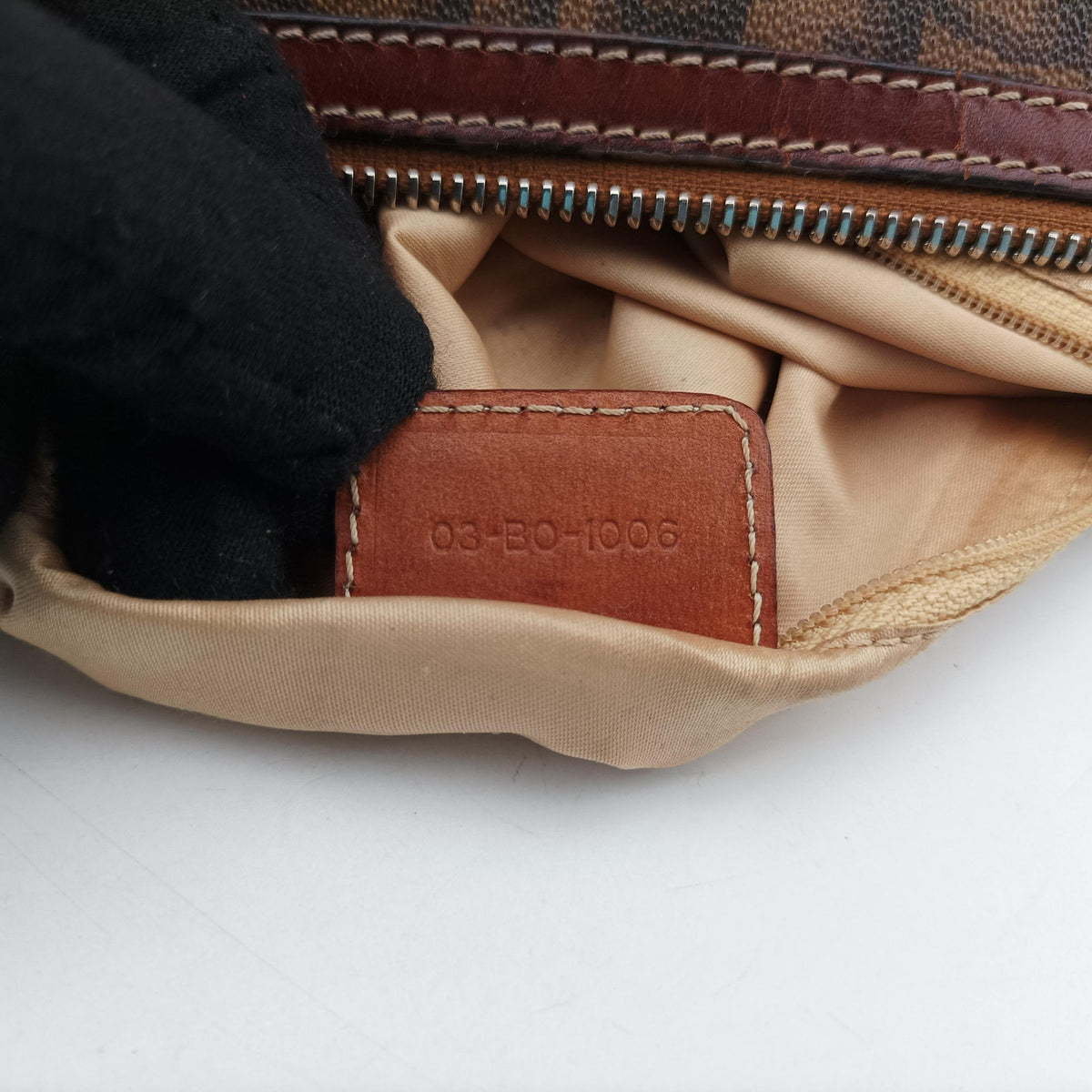 Trotter Romantic Brown PVC coated canvas×Leather 03-BO-1006トロッターロマンティック ブラウン PVCコーティングキャンバス×レザー 03-BO-1006