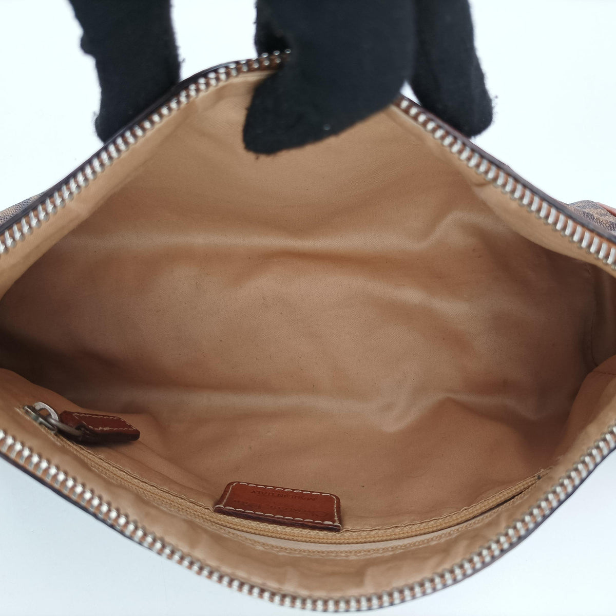 Trotter Romantic Brown PVC coated canvas×Leather 03-BO-1006トロッターロマンティック ブラウン PVCコーティングキャンバス×レザー 03-BO-1006