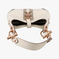 Piston Lock Jackie Hobo White Leather×canvas 120885 ニュージャッキー ホワイト レザー×キャンバス 120885 