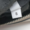 Triangle Logo White Saffiano Leather 2VL012 56 8トライアングル ロゴ ホワイト サフィアーノレザー 2VL012 56 8