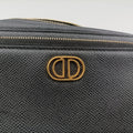Caro Double Pouch Black Leather 05-BO-0271カロ ダブル ポーチ ブラック レザー 05-BO-0271