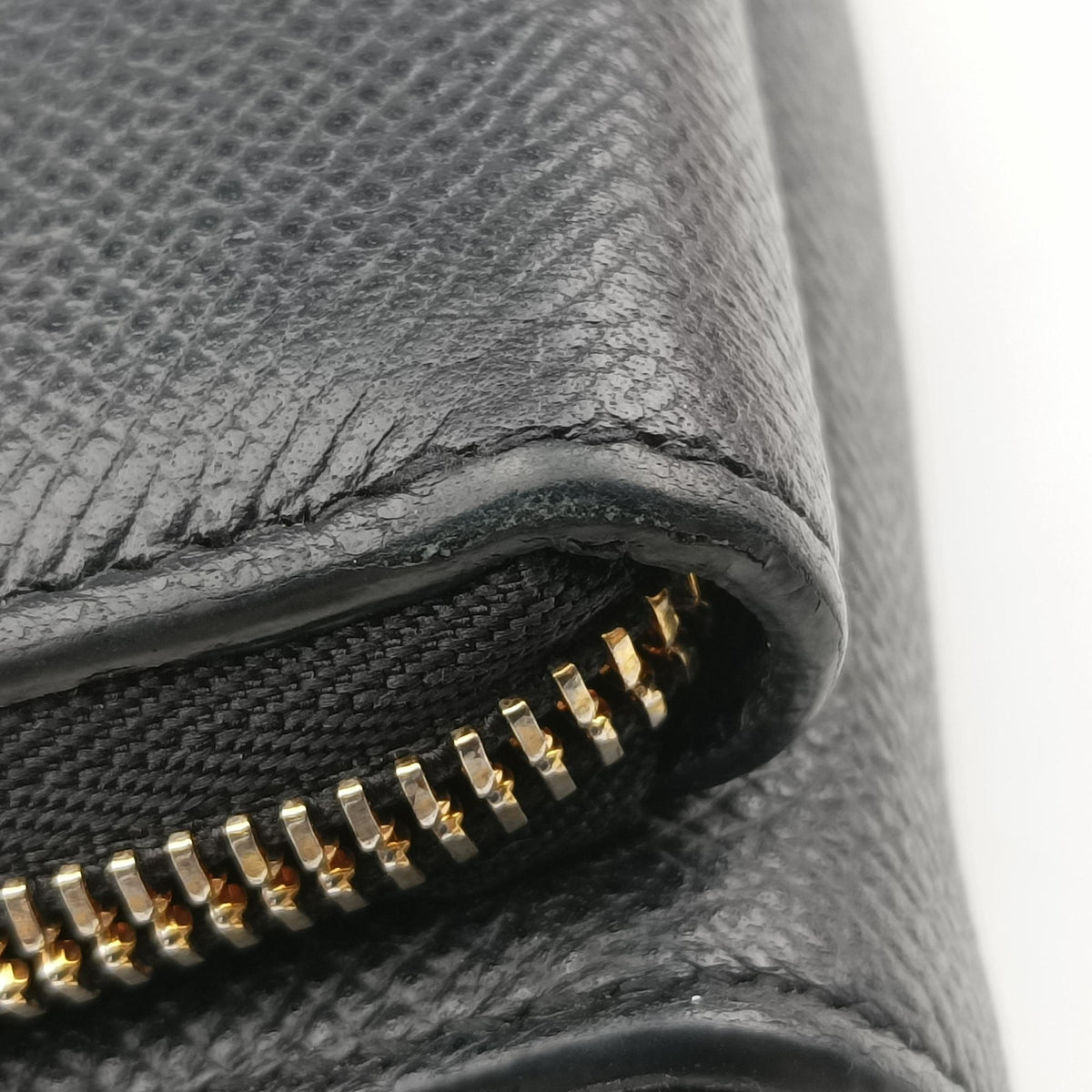 Caro Double Pouch Black Leather 05-BO-0271カロ ダブル ポーチ ブラック レザー 05-BO-0271