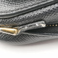 Caro Double Pouch Black Leather 05-BO-0271カロ ダブル ポーチ ブラック レザー 05-BO-0271