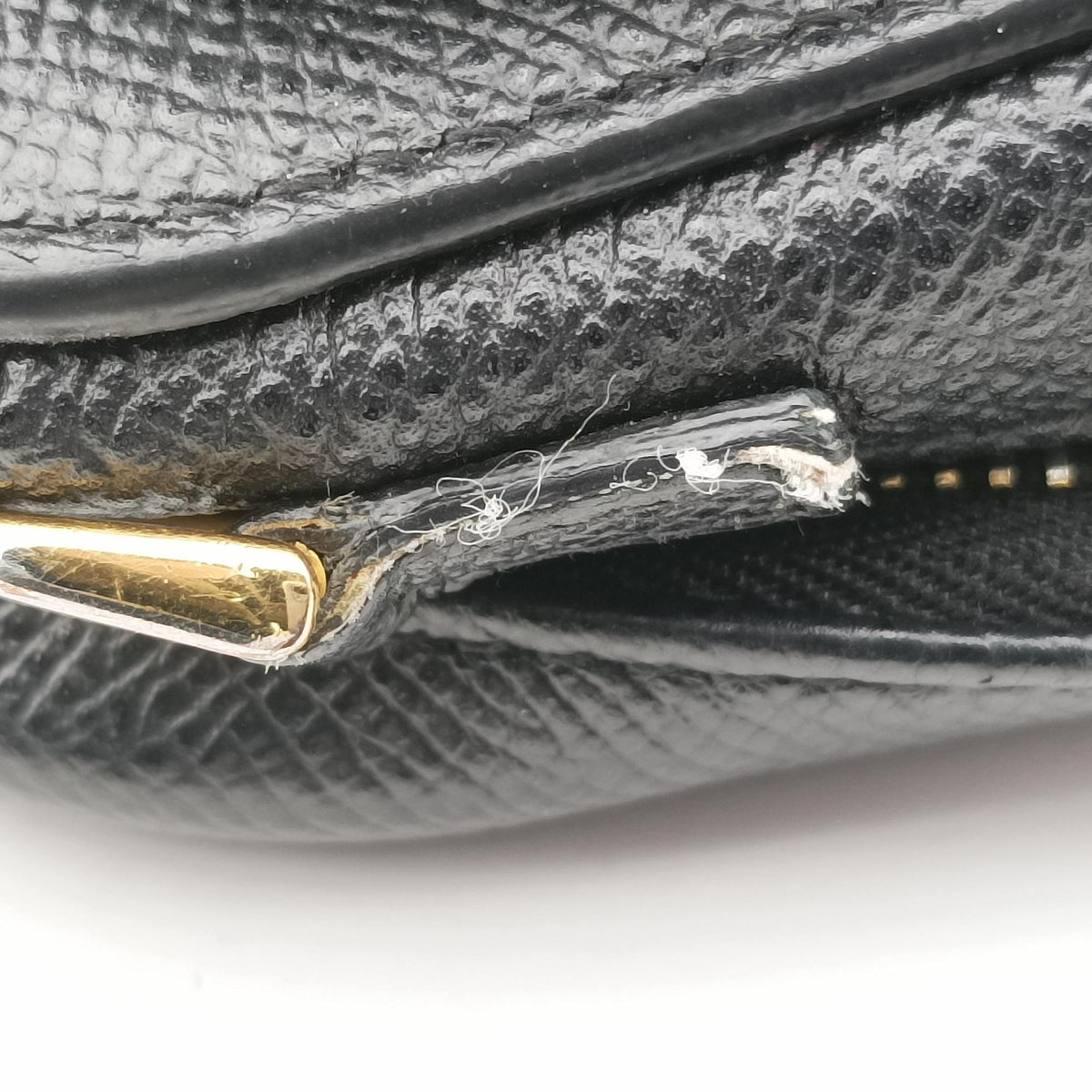 Caro Double Pouch Black Leather 05-BO-0271カロ ダブル ポーチ ブラック レザー 05-BO-0271