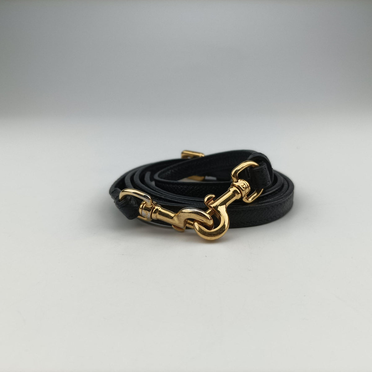 Caro Double Pouch Black Leather 05-BO-0271カロ ダブル ポーチ ブラック レザー 05-BO-0271
