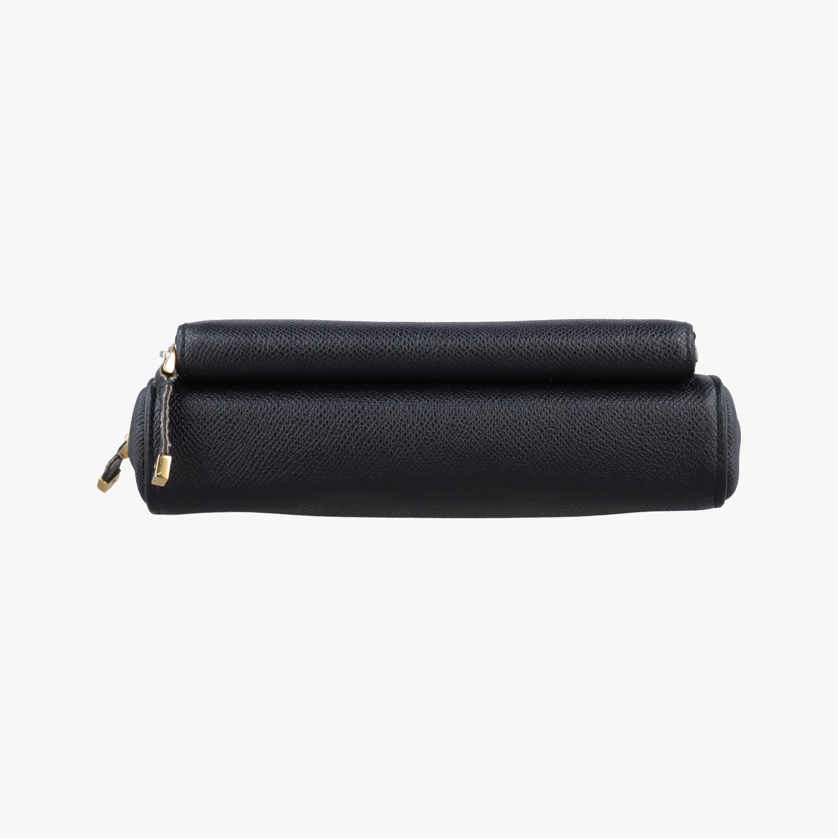 Caro Double Pouch Black Leather 05-BO-0271カロ ダブル ポーチ ブラック レザー 05-BO-0271