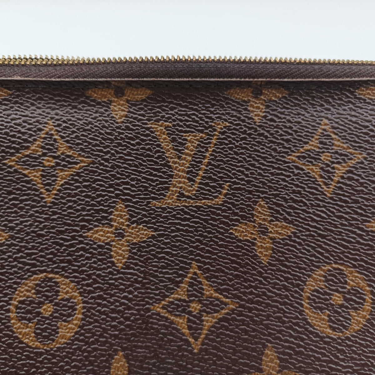Pochette Double Zip Brown Monogram Giant M69203 GI2280 IC Chipポシェット ドゥーブルジップ モノグラム/ブラウン モノグラム ジャイアント M69203 GI2280 ICチップ