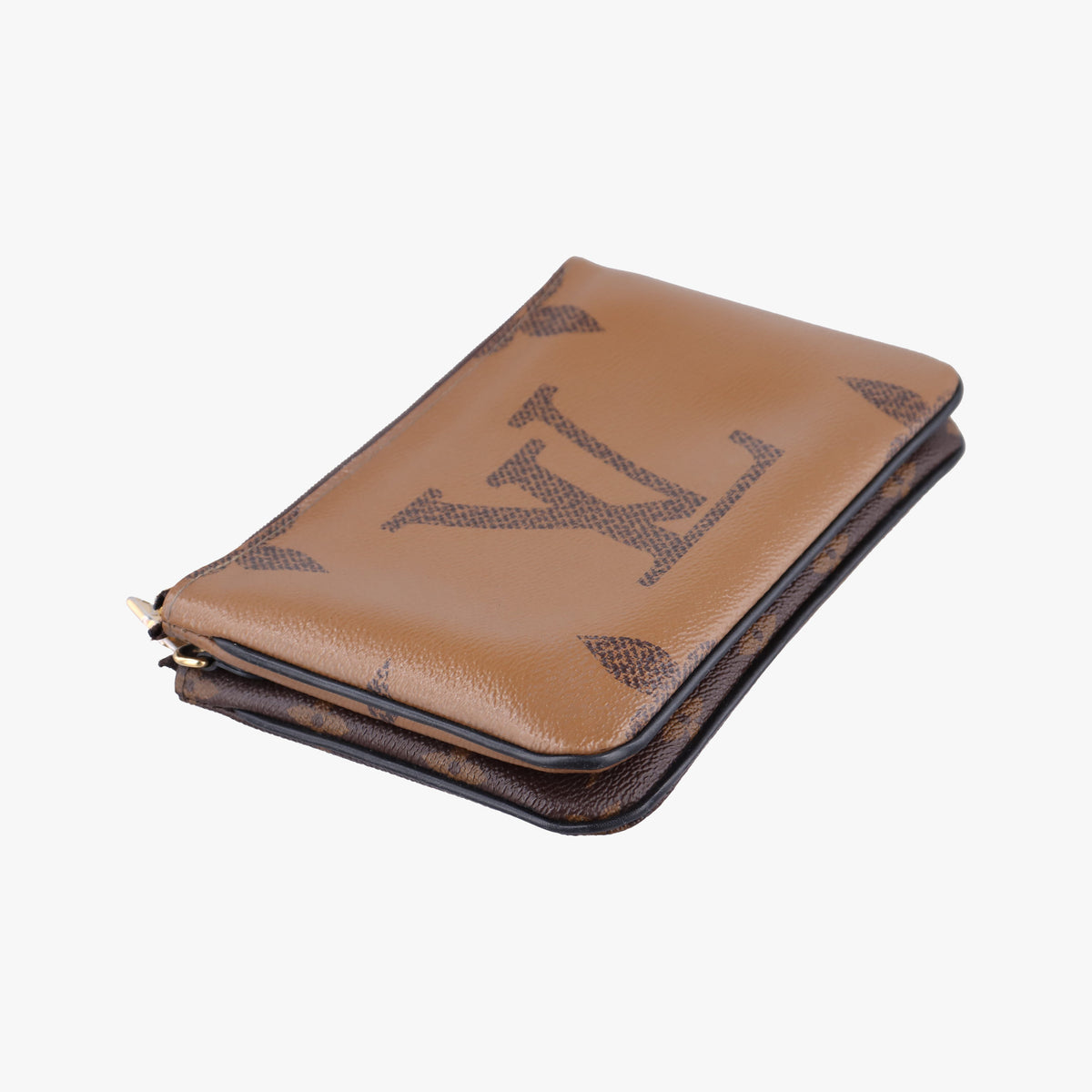 Pochette Double Zip Brown Monogram Giant M69203 GI2280 IC Chipポシェット ドゥーブルジップ モノグラム/ブラウン モノグラム ジャイアント M69203 GI2280 ICチップ