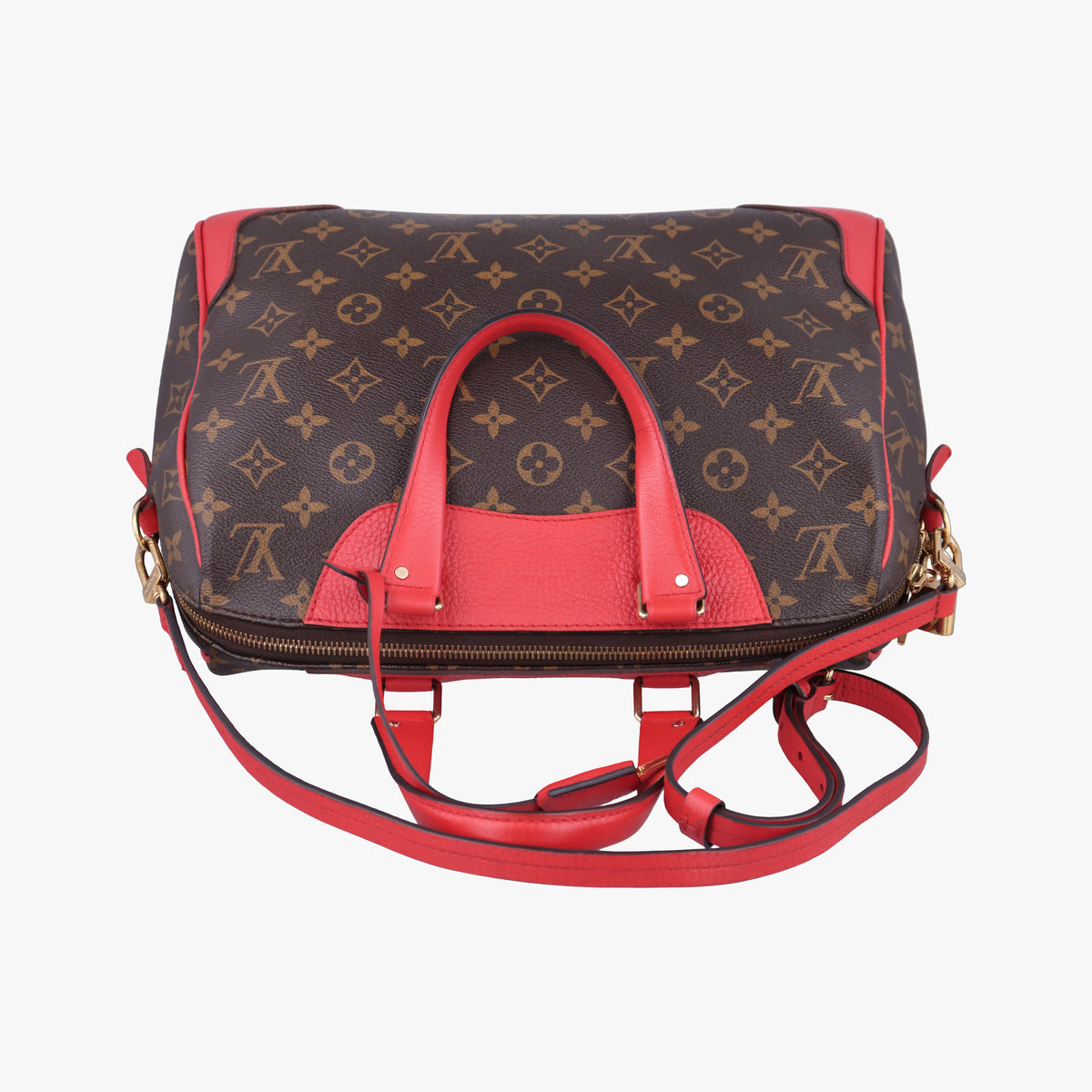 RETIRO PM brown×CERISE Monogram Canvas×calf leather M40546 AH4194レティーロPM モノグラム/ブラウン×スリーズ モノグラムキャンバス×カーフレザー M40546 AH4194