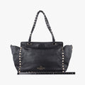 Rockstud Black Leather Lot number unknownロックスタッズ ブラック レザー 製番不明