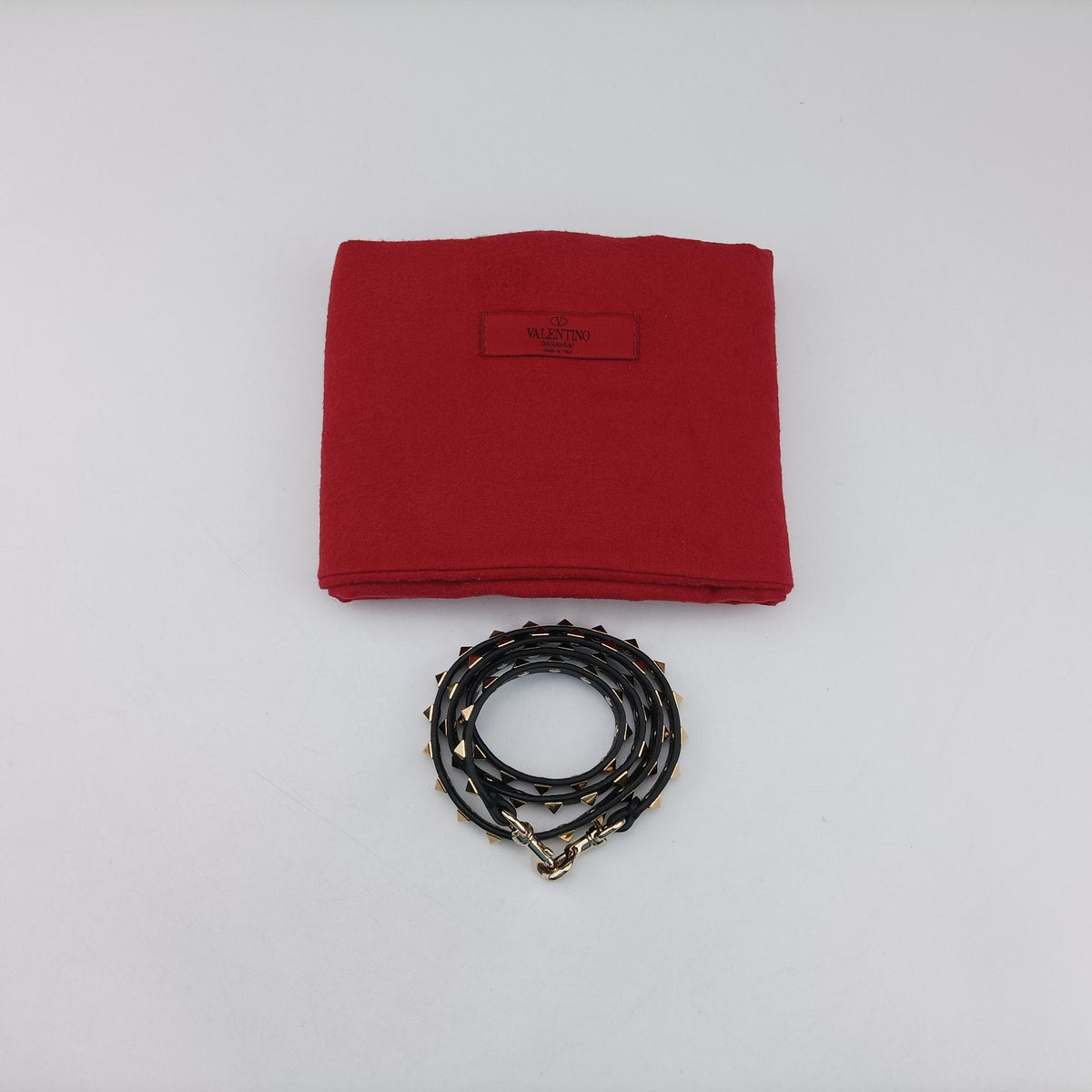 Rockstud Black Leather Lot number unknownロックスタッズ ブラック レザー 製番不明