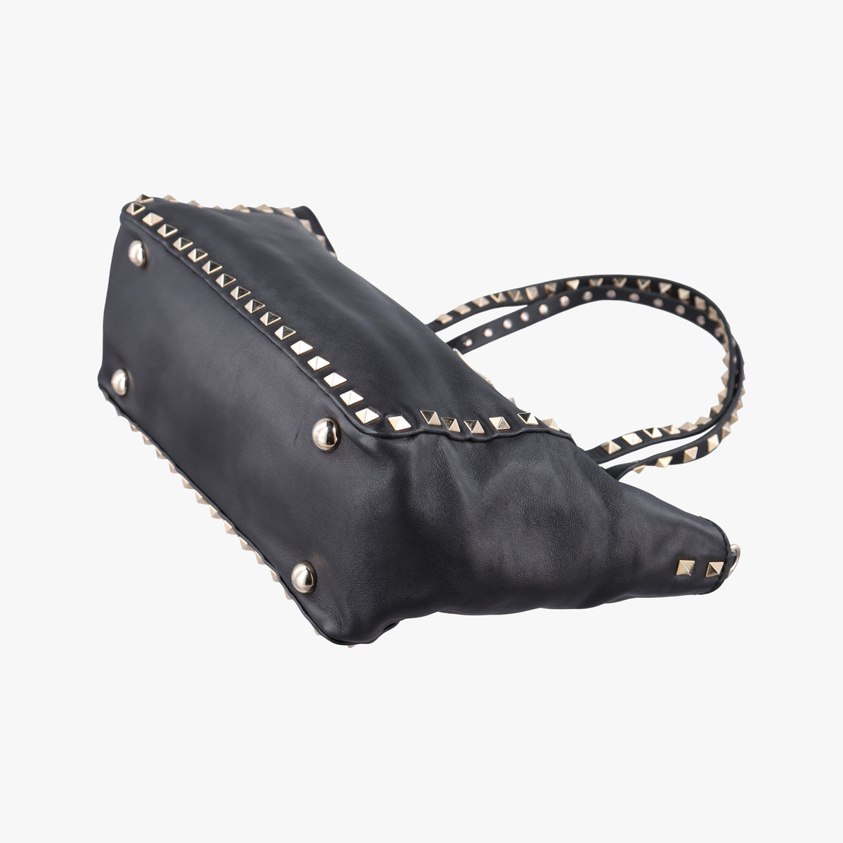 Rockstud Black Leather Lot number unknownロックスタッズ ブラック レザー 製番不明