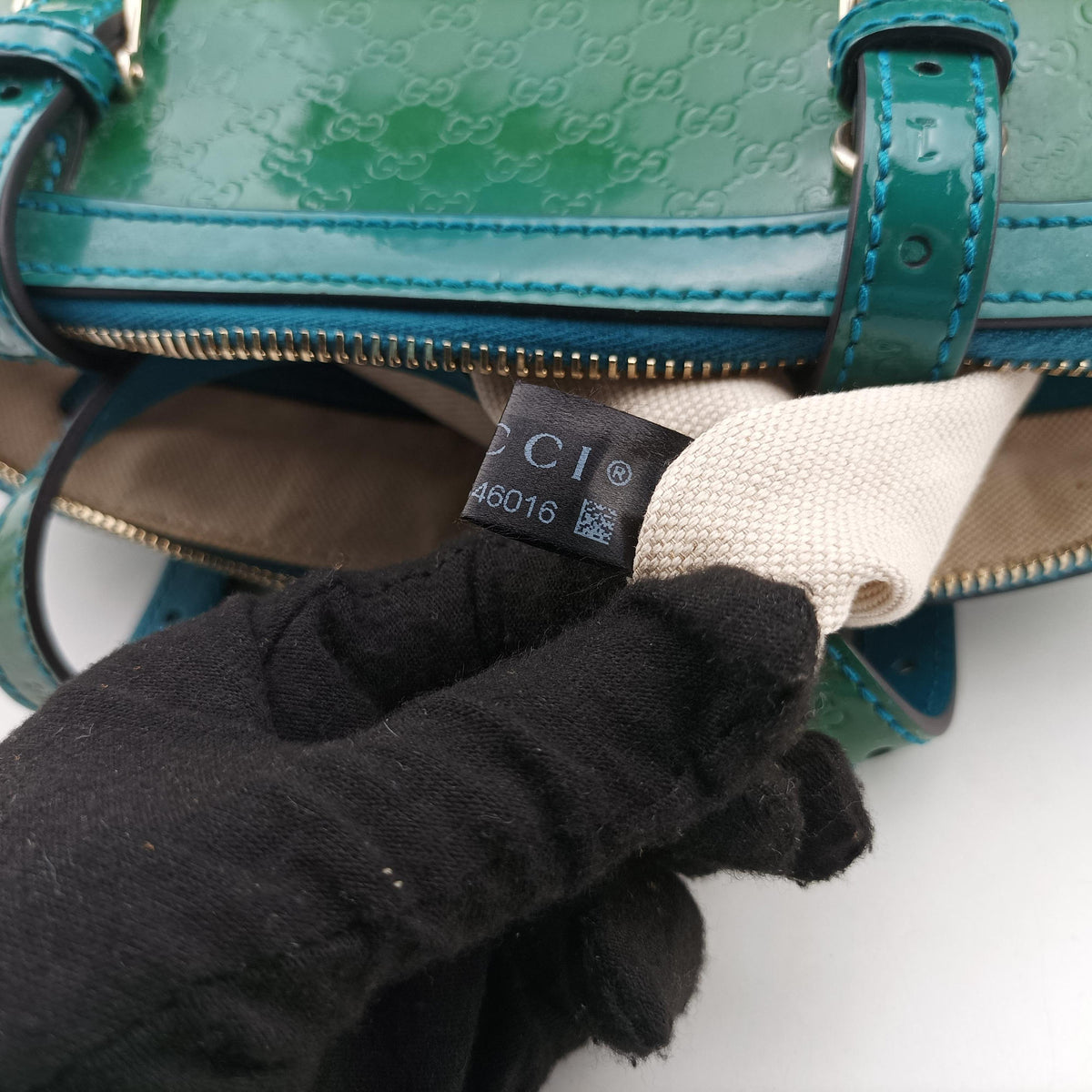 Microguccissima Green Patent Leather 309617 G016346016マイクログッチシマ グリーン パテント 309617 G016346016
