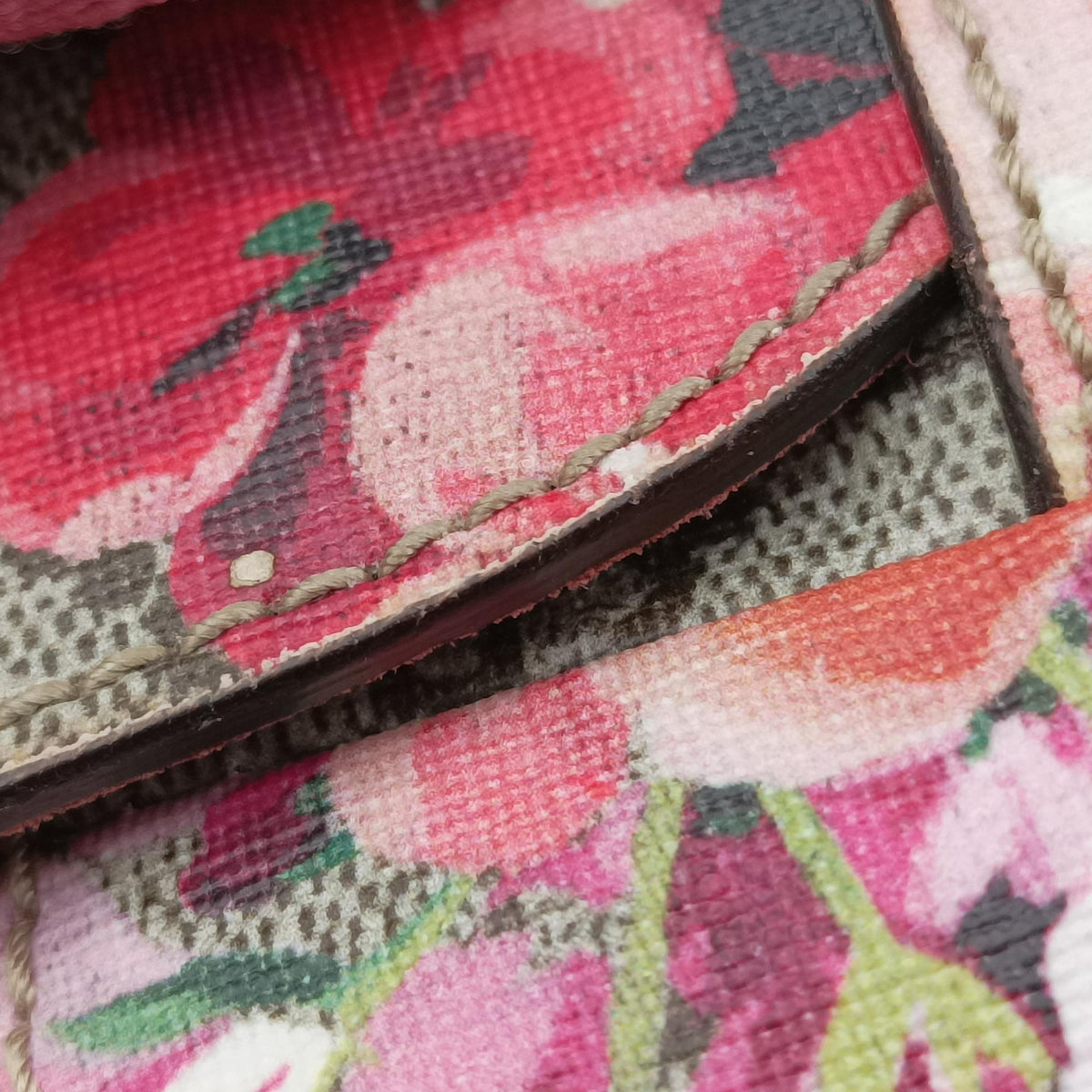 GG Blooms Multicolour PVC coated canvas 410544 B019291541GGブルームス マルチカラー PVCコーティングキャンバス 410544 B019291541