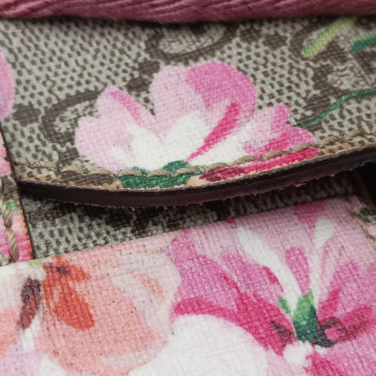 GG Blooms Multicolour PVC coated canvas 410544 B019291541GGブルームス マルチカラー PVCコーティングキャンバス 410544 B019291541