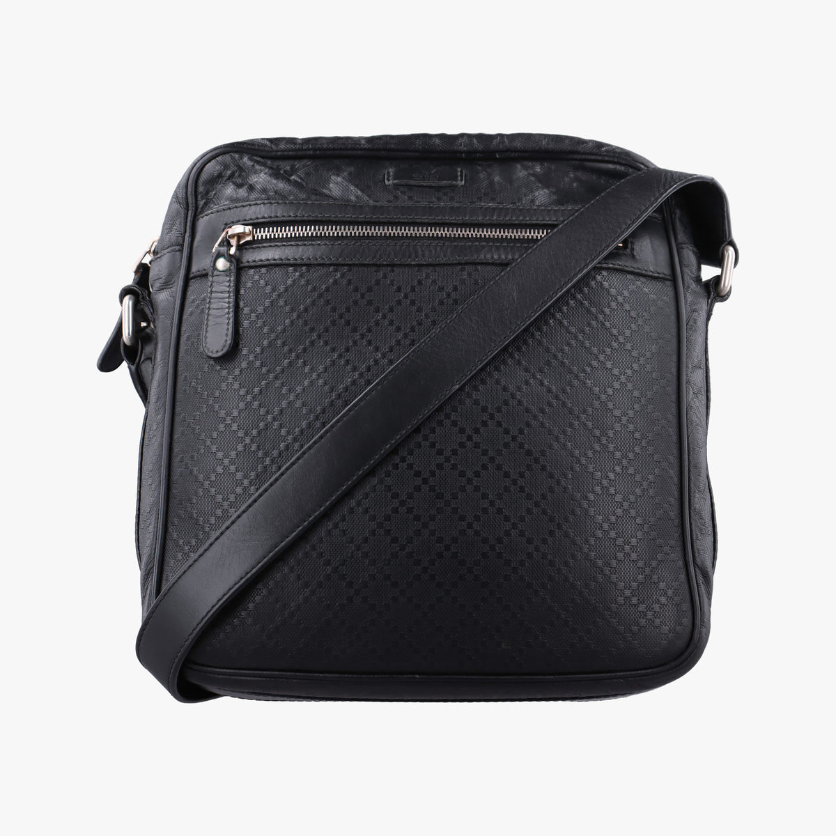 Diamante Messenger Black leather 201448 Lot number unknownディアマンテ メッセンジャー ブラック レザー 201448 製番不明