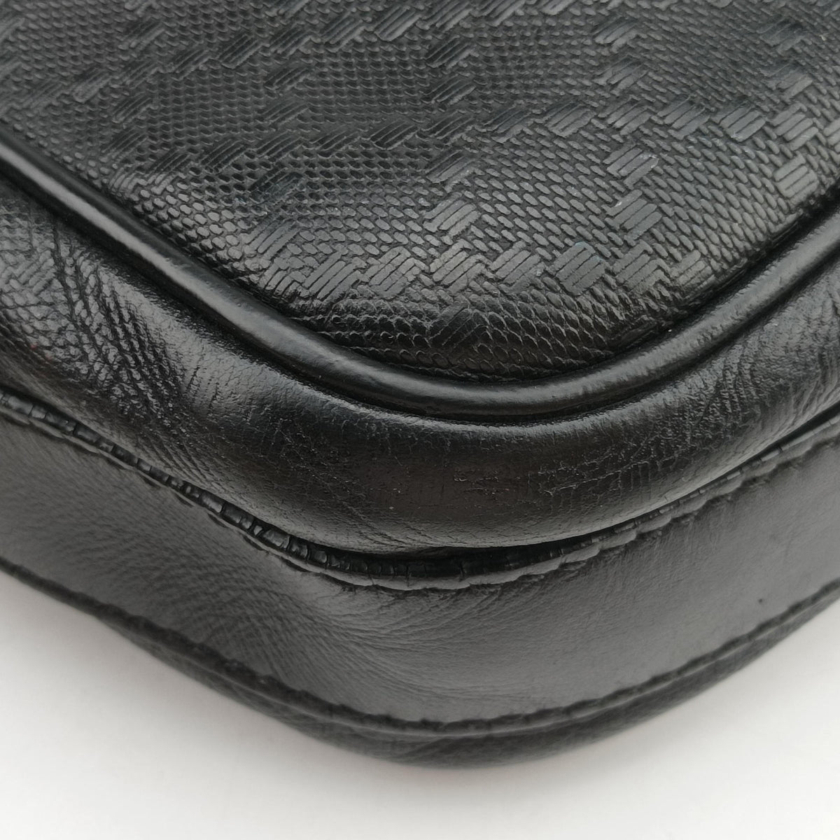 Diamante Messenger Black leather 201448 Lot number unknownディアマンテ メッセンジャー ブラック レザー 201448 製番不明