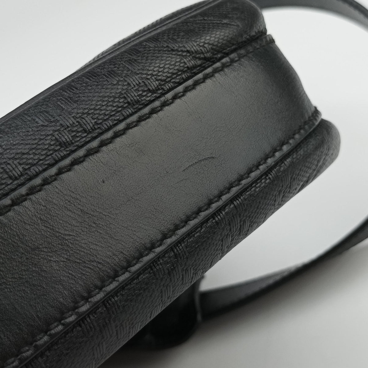 Diamante Messenger Black leather 201448 Lot number unknownディアマンテ メッセンジャー ブラック レザー 201448 製番不明
