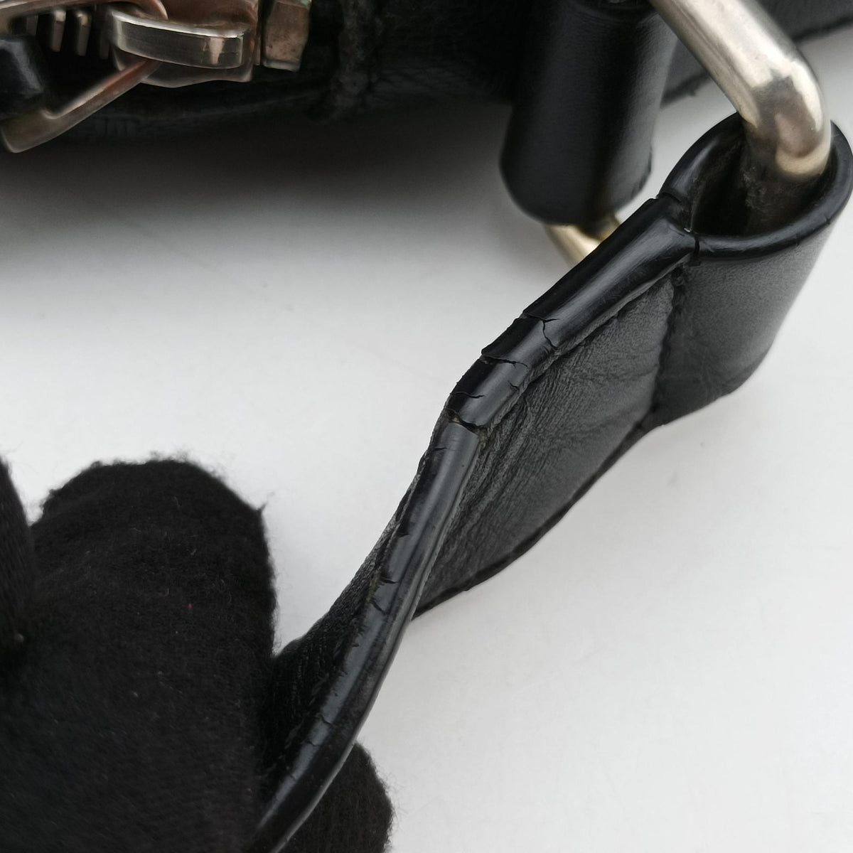 Diamante Messenger Black leather 201448 Lot number unknownディアマンテ メッセンジャー ブラック レザー 201448 製番不明