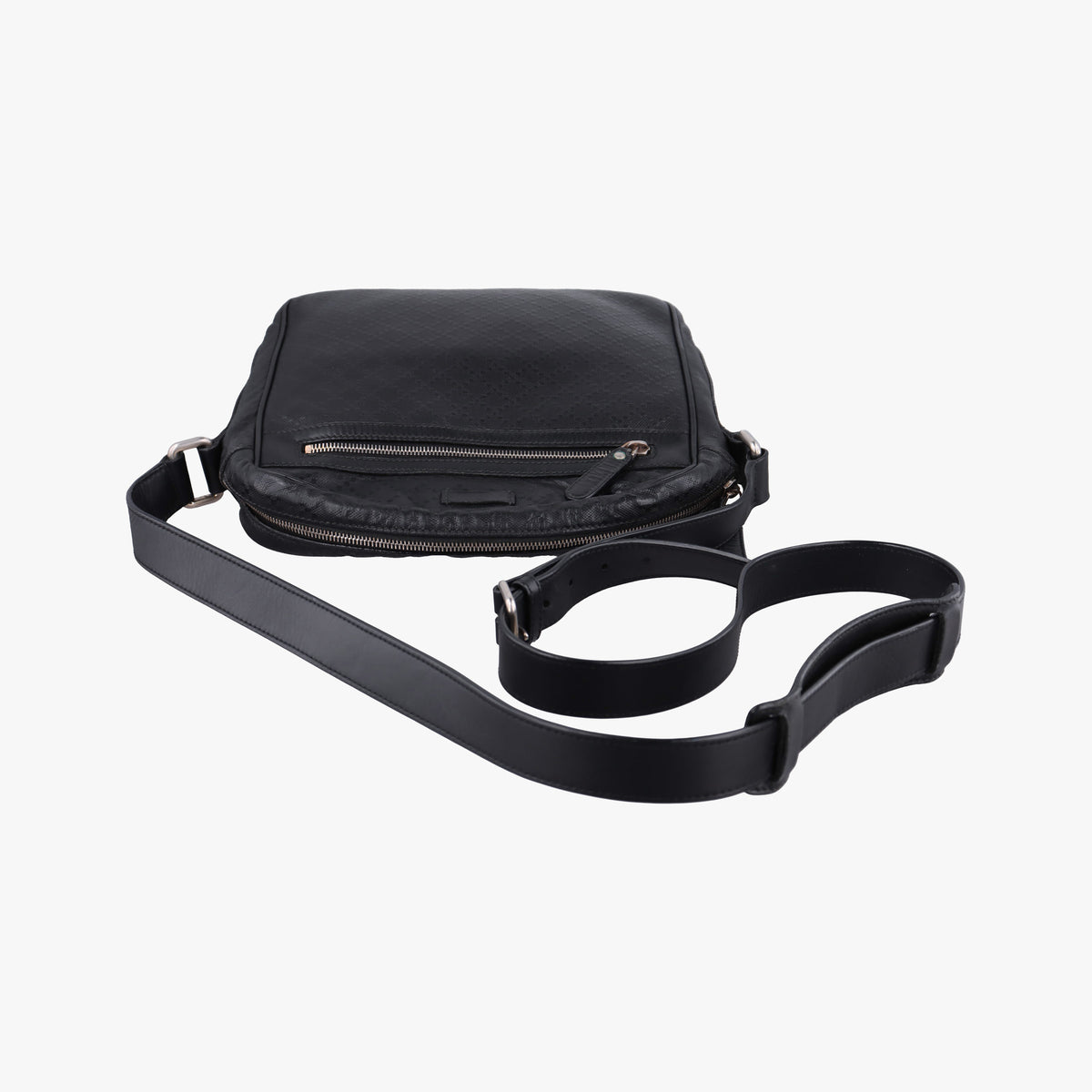 Diamante Messenger Black leather 201448 Lot number unknownディアマンテ メッセンジャー ブラック レザー 201448 製番不明