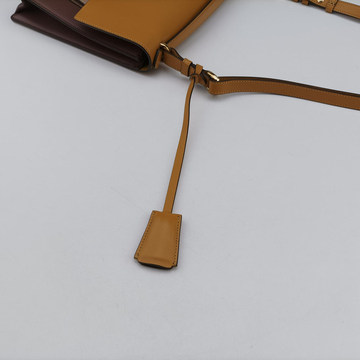 Marisol Brown×Beige ×Yellow Leather DY-21 F576マリソル ブラウン×ベージュ×イエロー レザー DY-21 F576