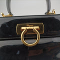 Gancini Black Patent BX-212193ガンチーニ ブラック パテント BX-212193
