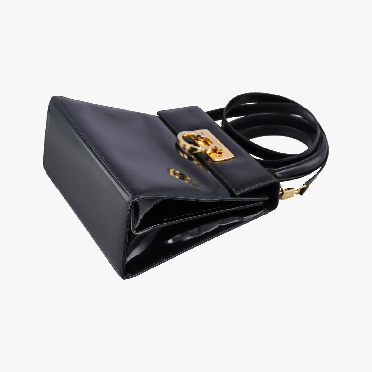 Gancini Black Patent BX-212193ガンチーニ ブラック パテント BX-212193
