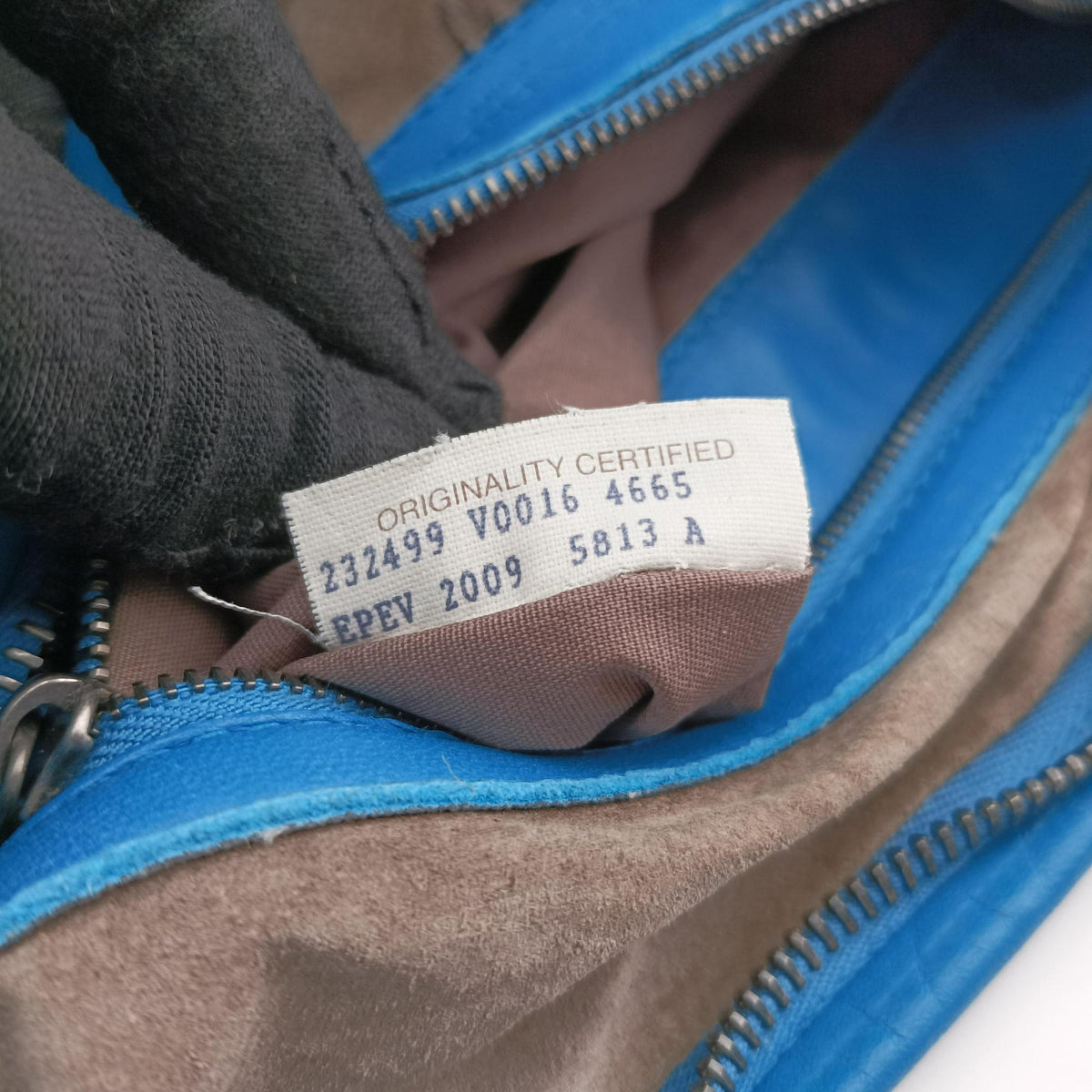 Intrecciato Blue lambskin 232499 V0016 4665 EPEV 2009 5813 Aイントレチャート ブルー ラムスキン 232499 V0016 4665 EPEV 2009 5813 A