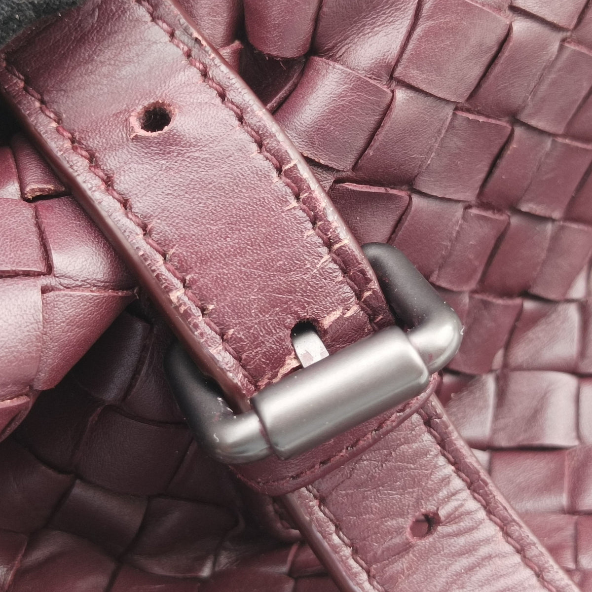 Intrecciato Burgundy lambskin B02794757Yイントレチャート ワインレッド ラムスキン B02794757Y
