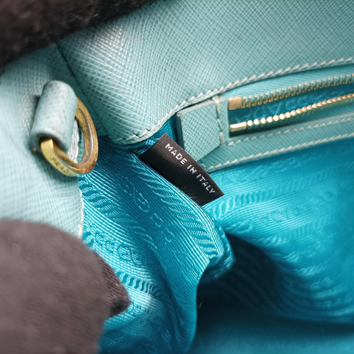 Galleria Blue SAFFIANO Leather BN1801 31/Oガレリア ブルー サフィアーノレザー BN1801 31/O