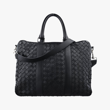 Intrecciato Business Black Lambskin 651580 P01530460Fイントレチャート ビジネス ブラック ラムスキン 651580 P01530460F