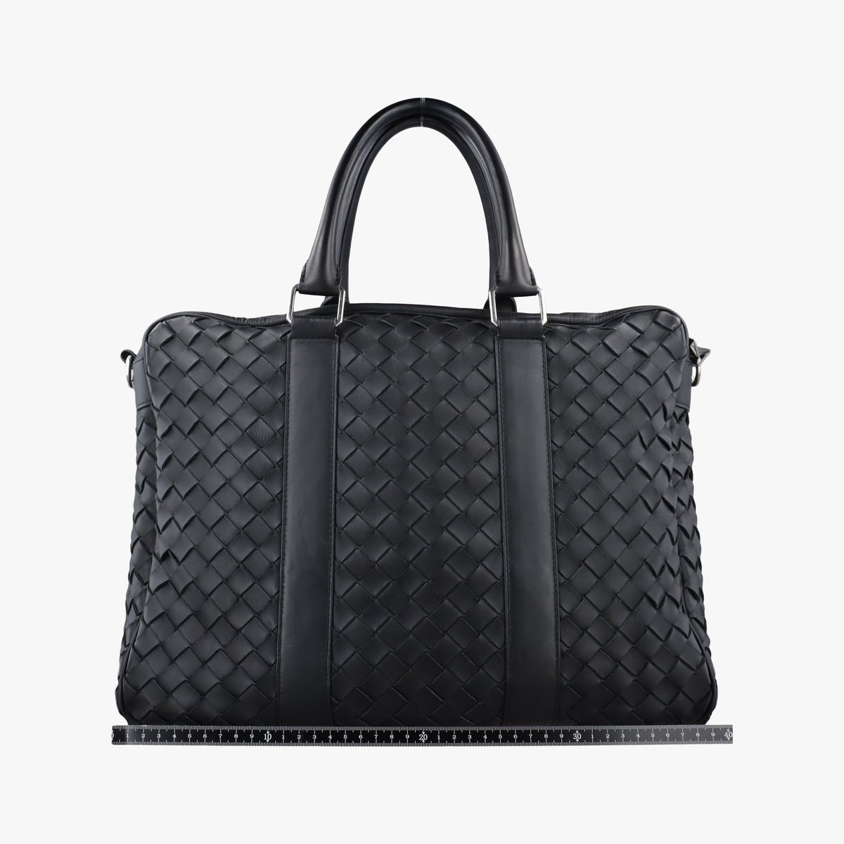 Intrecciato Business Black Lambskin 651580 P01530460Fイントレチャート ビジネス ブラック ラムスキン 651580 P01530460F