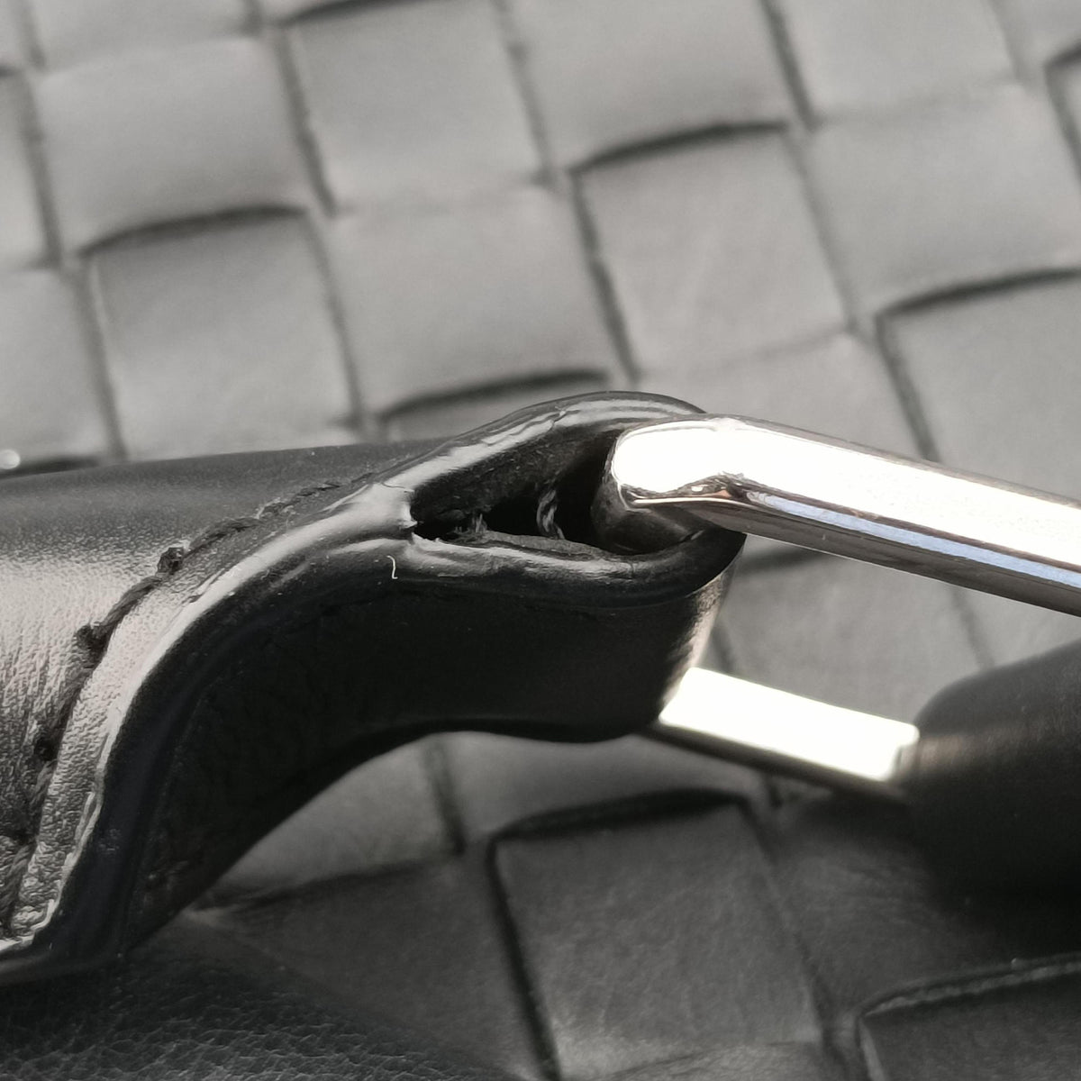 Intrecciato Business Black Lambskin 651580 P01530460Fイントレチャート ビジネス ブラック ラムスキン 651580 P01530460F