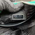 Triangle Logo Plate Green SAFFIANO Leather 2VH155 56 2トライアングル ロゴ プレート グリーン サフィアーノレザー 2VH155 56 2