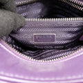 Turquoise Mini Tote Purple lambskin 1BG418 31/Vトライアングルロゴ パープル ラムスキン 1BG418 31/V