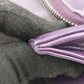 Turquoise Mini Tote Purple lambskin 1BG418 31/Vトライアングルロゴ パープル ラムスキン 1BG418 31/V