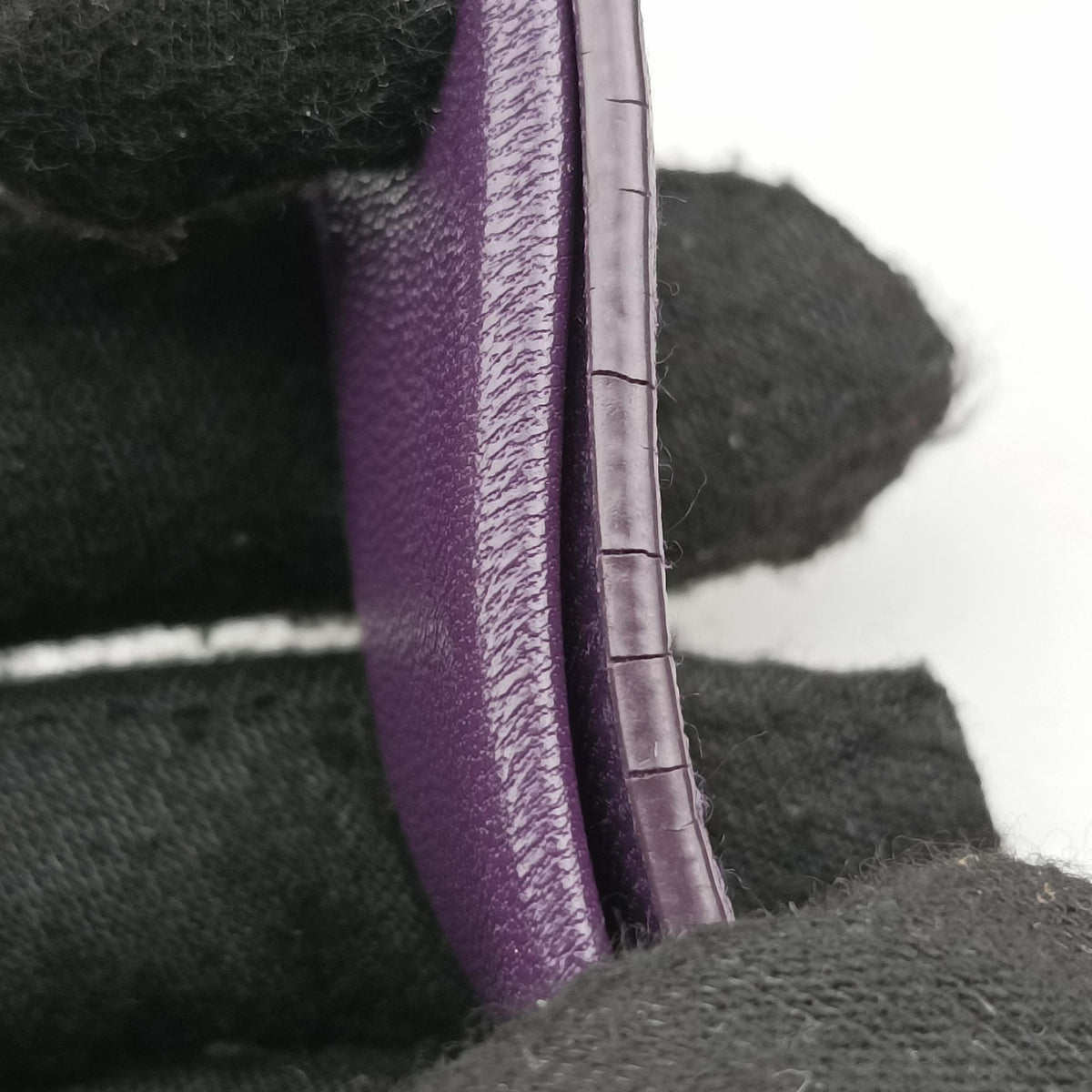 Turquoise Mini Tote Purple lambskin 1BG418 31/Vトライアングルロゴ パープル ラムスキン 1BG418 31/V