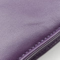 Turquoise Mini Tote Purple lambskin 1BG418 31/Vトライアングルロゴ パープル ラムスキン 1BG418 31/V