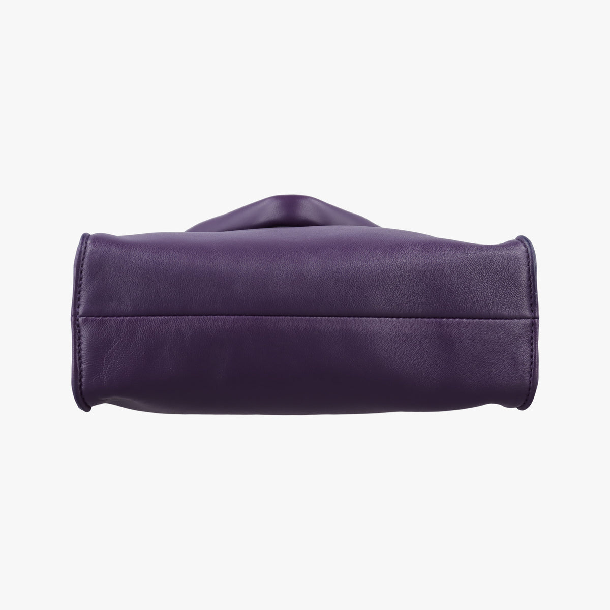 Turquoise Mini Tote Purple lambskin 1BG418 31/Vトライアングルロゴ パープル ラムスキン 1BG418 31/V
