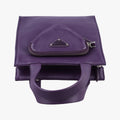 Turquoise Mini Tote Purple lambskin 1BG418 31/Vトライアングルロゴ パープル ラムスキン 1BG418 31/V