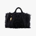 Canapa Black Suede x Fur 14カナパ ブラック スエードxファー 14