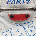 Classic Mini City Graffiti White×Multicolor Arena Lambskin 300295 300295.9060.Y.528147クラシック ミニ シティ グラフィティ ホワイト×マルチカラー アリーナ ラムスキン 300295 300295.9060.Y.528147