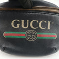 Print Black Leather 527792 Lot number unknownグッチプリント ブラック レザー 527792 製番不明