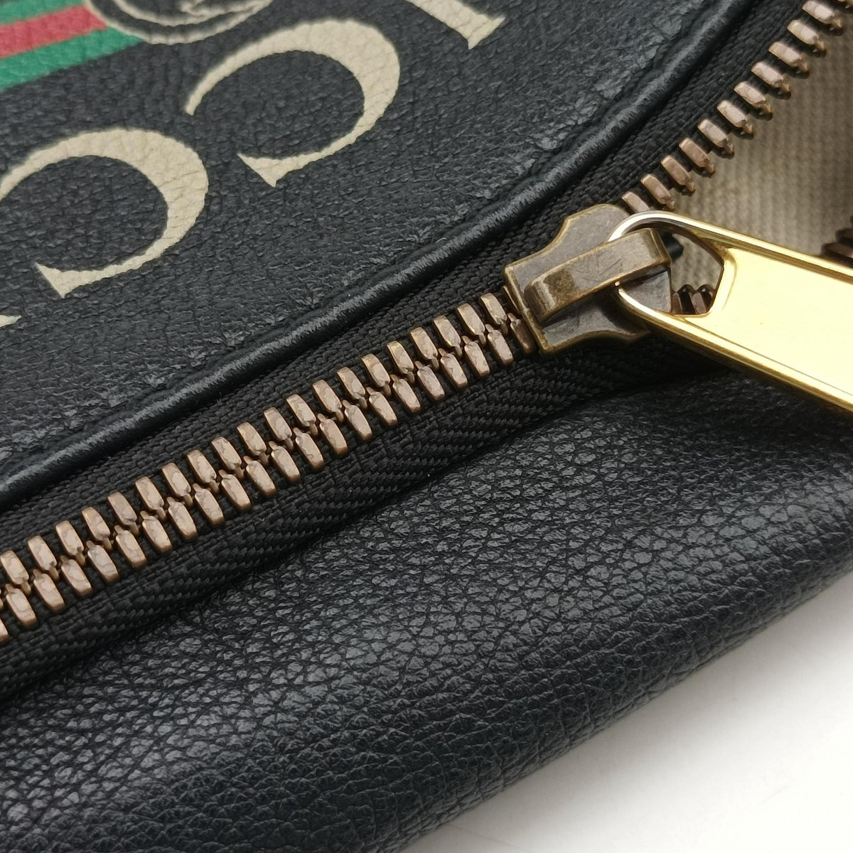 Print Black Leather 527792 Lot number unknownグッチプリント ブラック レザー 527792 製番不明