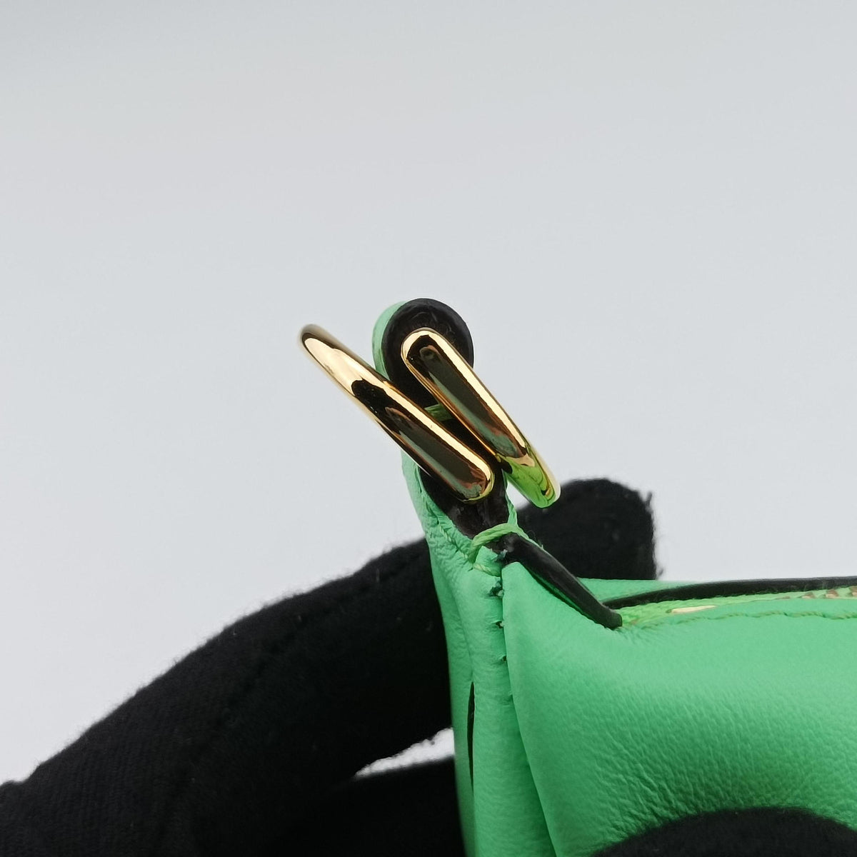 Nano Fendigraphy Green Leather 7AS089 7AS089 AKKT 238.0189ナノ フェンディグラフィー グリーン レザー 7AS089 7AS089 AKKT 238.0189
