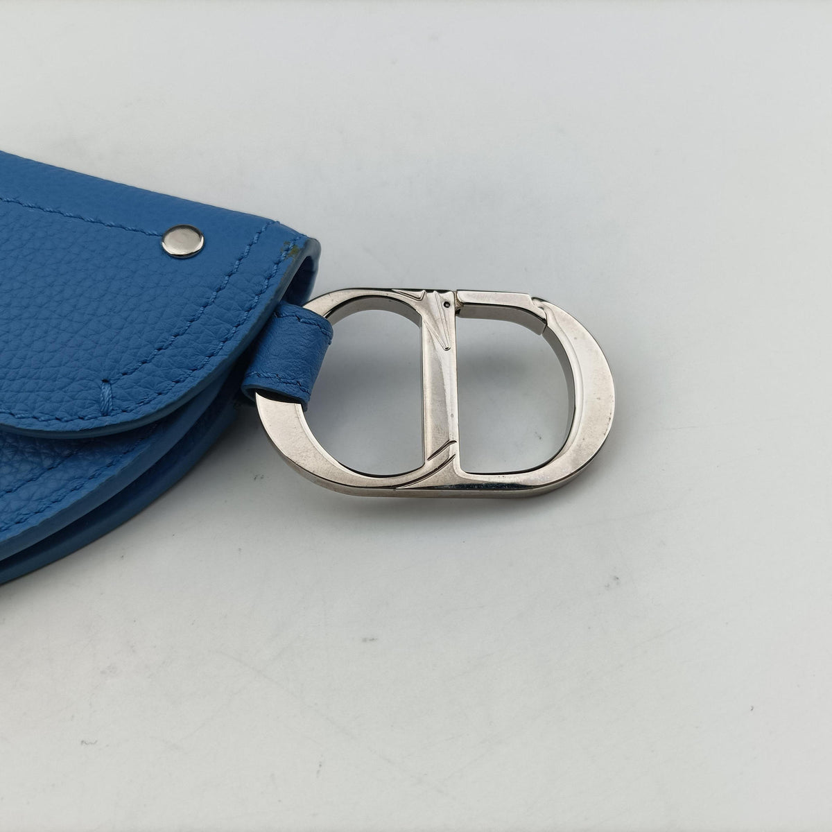 Saddle pouch Blue Leather 19-BO-1109 Xサドルポーチ ブルー レザー 19-BO-1109 X